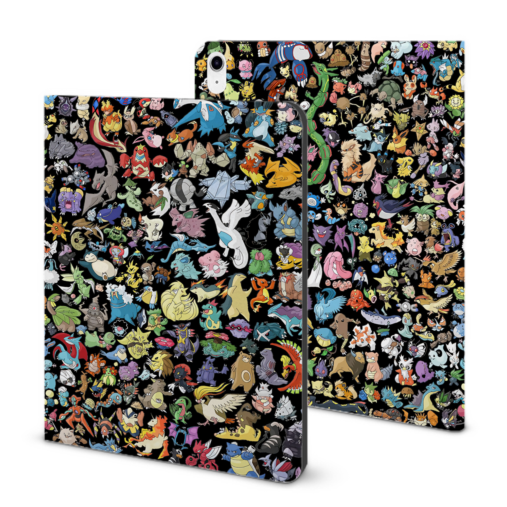 （画像用） ポケットモンスター Pokémon IPad ケース ブック型 PUレザー TPU 耐衝撃 軽量 薄型 ペン収納なし 全面保護 IPad 各モデル対応